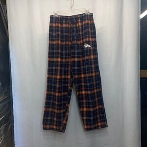 Denver Broncos NFL Plaid Flannel Pajama Pants Mens Medium‎ Loungewear Football